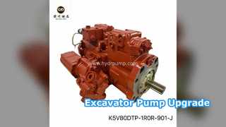 굴삭기 유압 펌프 업그레이드 K5V80DTP